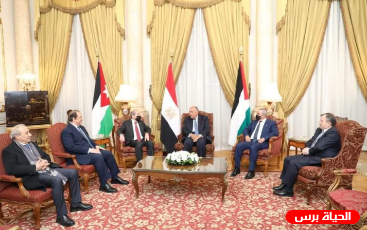 لقاء فلسطيني مصري أردني على مستوى الخارجية والأمن